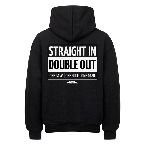 STRAIGHT IN | Oversized Hoodie, Farbe: Schwarz, Variante: XS