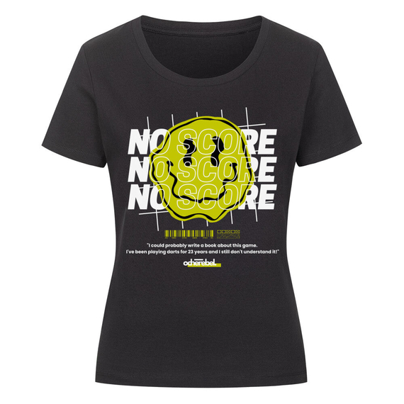 NO SCORE YELLOW | Women Shirt, Farbe: Schwarz, Variante: XS