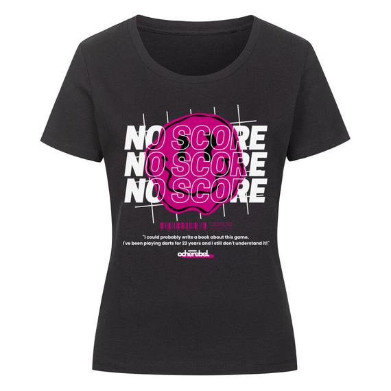 NO SCORE PINK | Women Shirt, Farbe: Schwarz, Variante: XS