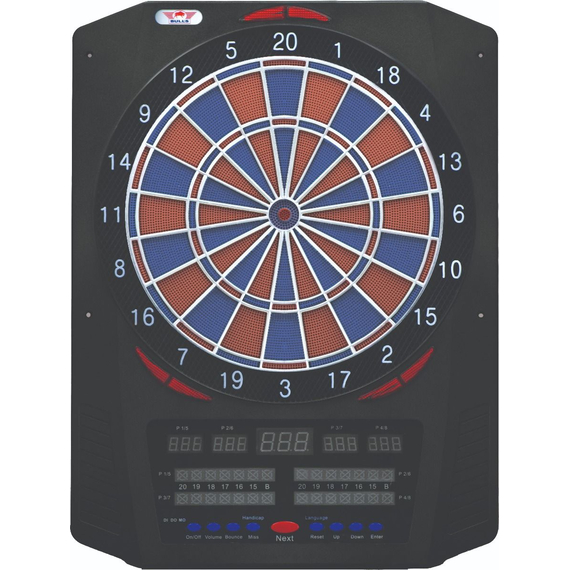 Bulls NL Elektronische Soft-Dartscheibe Universum Pro rot-blau